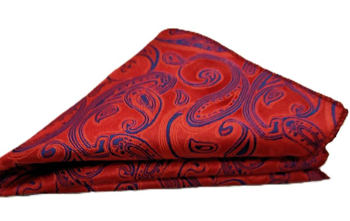 Men’s Floral Printed Pocket Square – Multicolor Microfiber Suit & Blazer Accessory - Rajvari